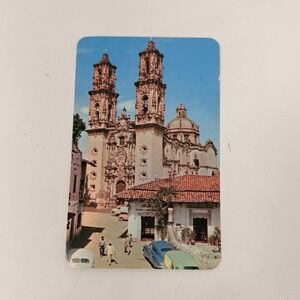 La Iglesia de Santa Prisca Vintage Postcard VistaColor Chrome‎ View Taxco Mexico